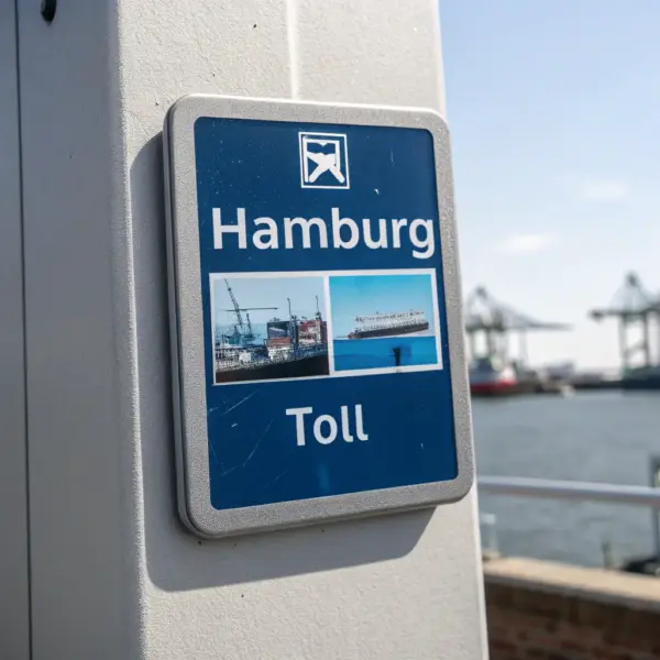Hamburger Autobahn Mautplakette